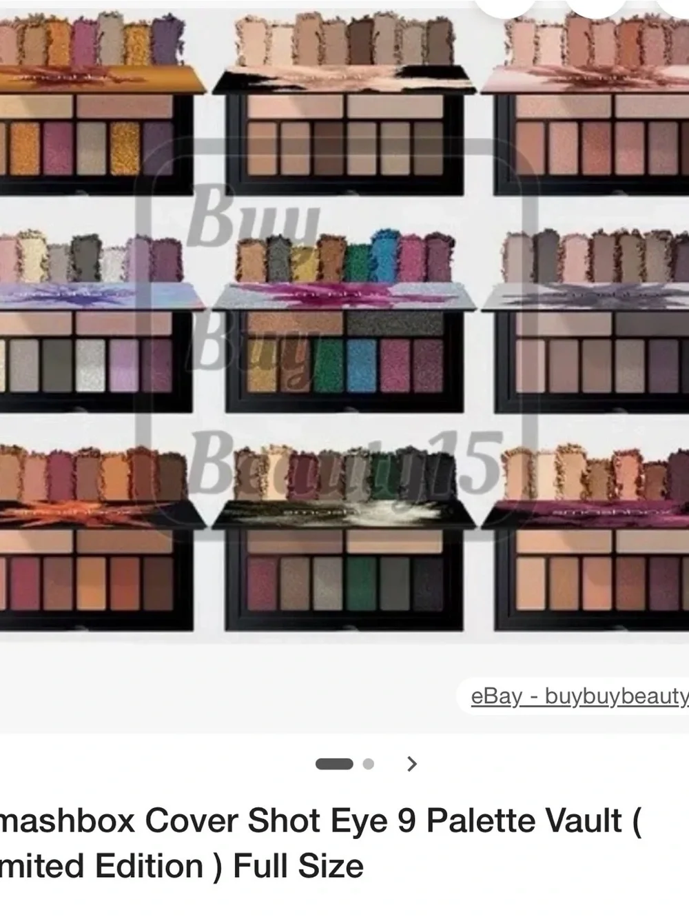 Multi-Shade Women’s Eyeshadow Palette Set - Assorted Color Smashbox Vaulted